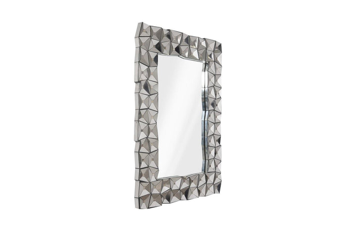SwayLiving Divot Mirror, Stainless Steel WALL MIRRORS