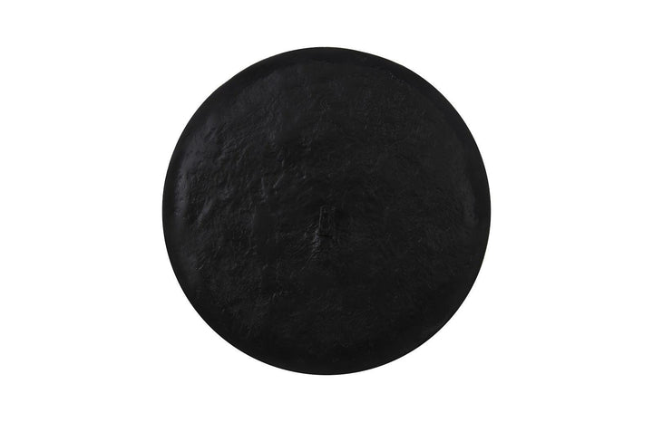 SwayLiving Ripple Wall Disk, Set of 4, Resin, LG, Silver Leaf with Antiquing WALL ACCENTS