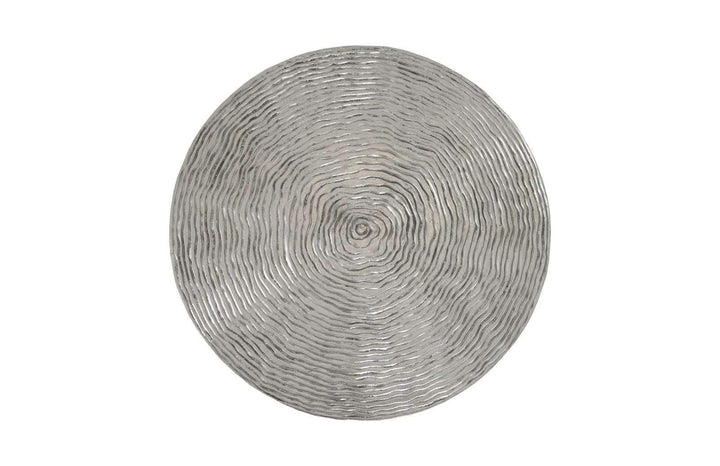 SwayLiving Ripple Coffee Table, Resin, Silver Leaf with Antiquing COFFEE TABLES