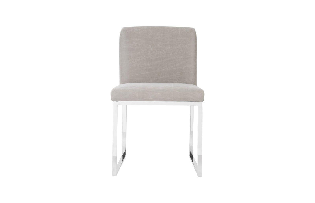 SwayLiving Frozen Dining Chair, Vintage Gray Taupe - Set of 2 DINING CHAIRS