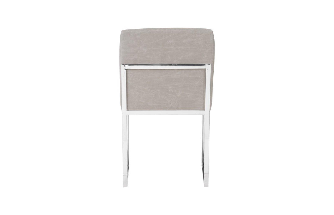 SwayLiving Frozen Dining Chair, Vintage Gray Taupe - Set of 2 DINING CHAIRS