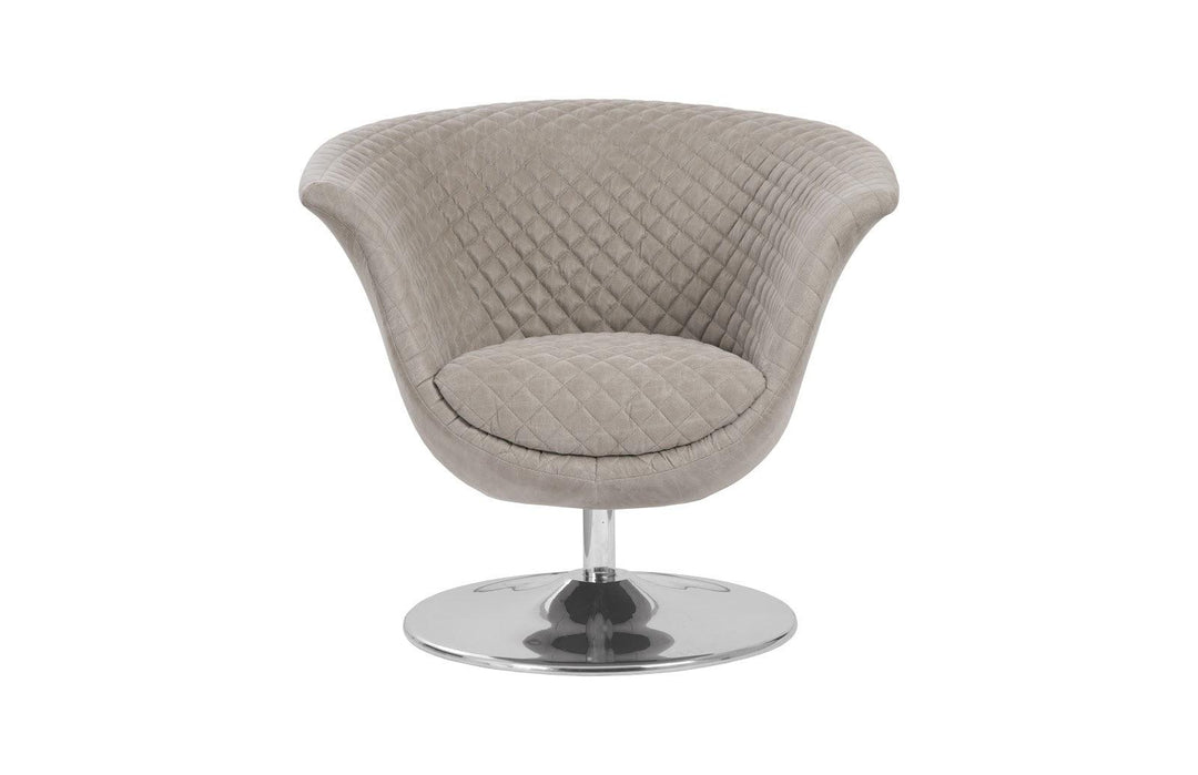 SwayLiving Autumn Swivel Chair, Vintage Gray Taupe ACCENT + LOUNGE CHAIRS