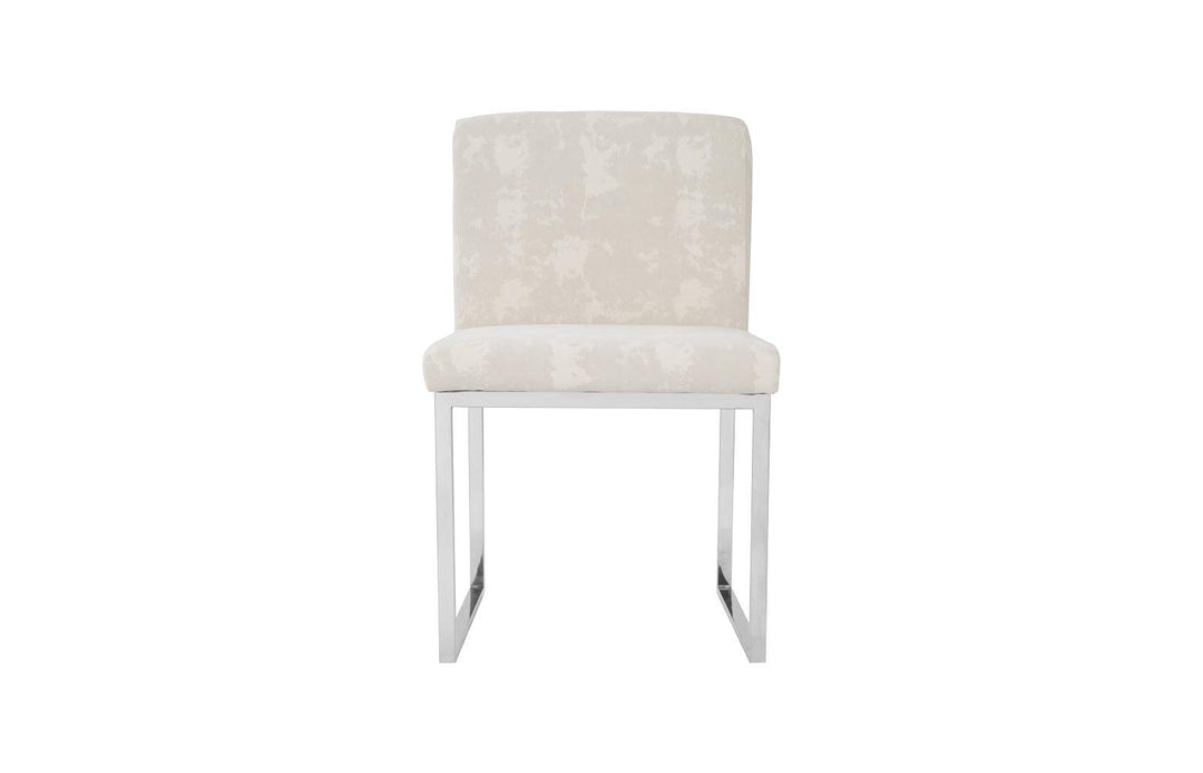 SwayLiving Frozen Dining Chair, Off White - Set of 2 DINING CHAIRS