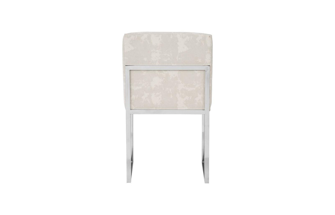 SwayLiving Frozen Dining Chair, Off White - Set of 2 DINING CHAIRS