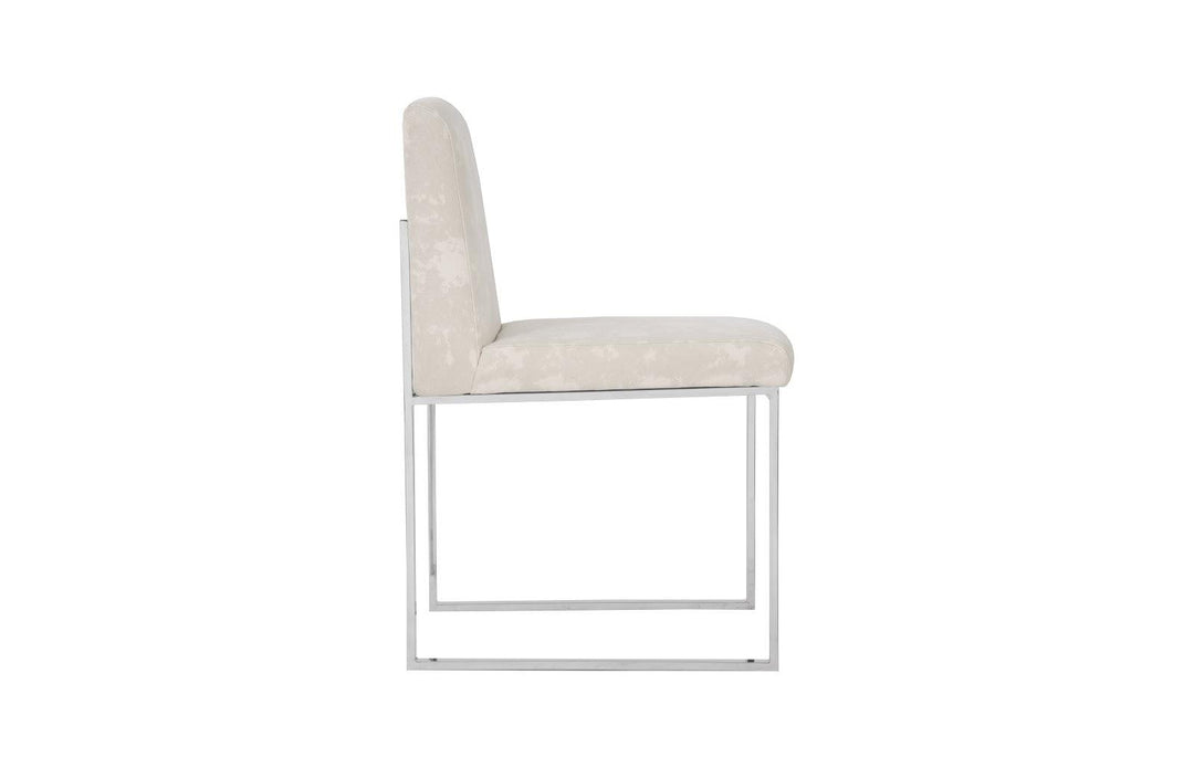 SwayLiving Frozen Dining Chair, Off White - Set of 2 DINING CHAIRS