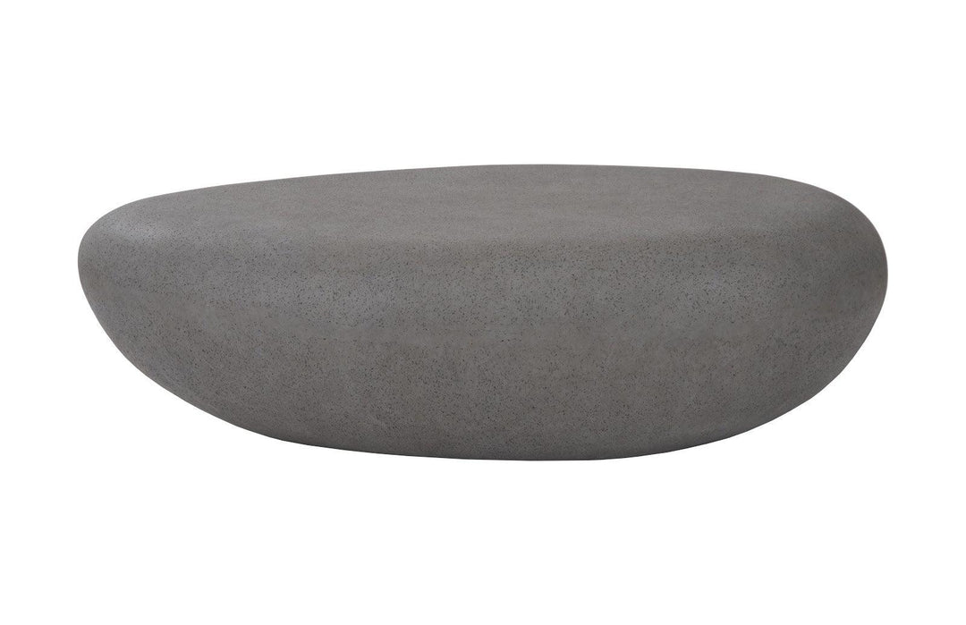 SwayLiving River Stone Coffee Table, Charcoal Stone, Large COFFEE TABLES