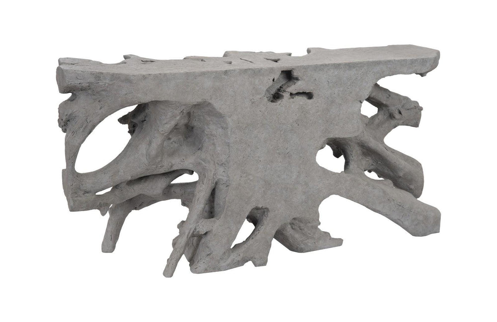 SwayLiving Cast Root Console, Charcoal Stone CONSOLE TABLES