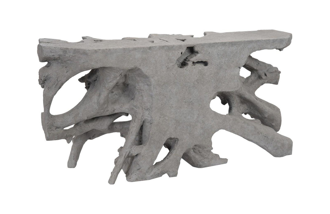 SwayLiving Cast Root Console, Charcoal Stone CONSOLE TABLES