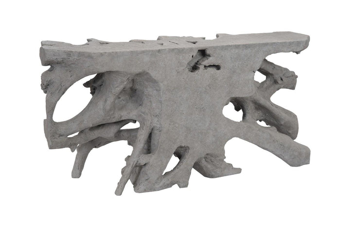 SwayLiving Cast Root Console, Charcoal Stone CONSOLE TABLES