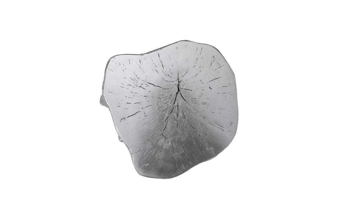 SwayLiving Log Stool, Silver Leaf, SM OTTOMANS, POUFS, + STOOLS