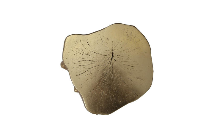 SwayLiving Log Stool, Gold Leaf, SM OTTOMANS, POUFS, + STOOLS
