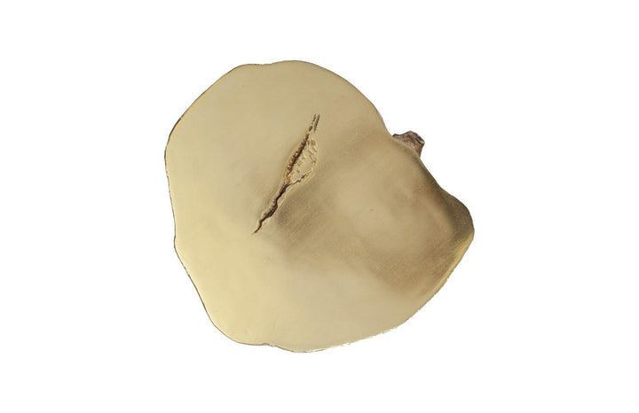 SwayLiving Log Stool, Gold Leaf, LG OTTOMANS, POUFS, + STOOLS