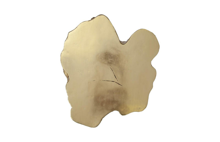SwayLiving Log Side Table, Gold Leaf ACCENT TABLES