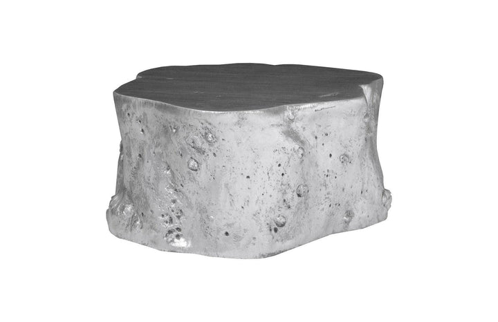 SwayLiving Log Coffee Table, Silver Leaf COFFEE TABLES