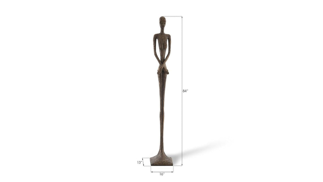 SwayLiving Lottie Sculpture, Bronze Finish, Resin DECORATIVE OBJECTS