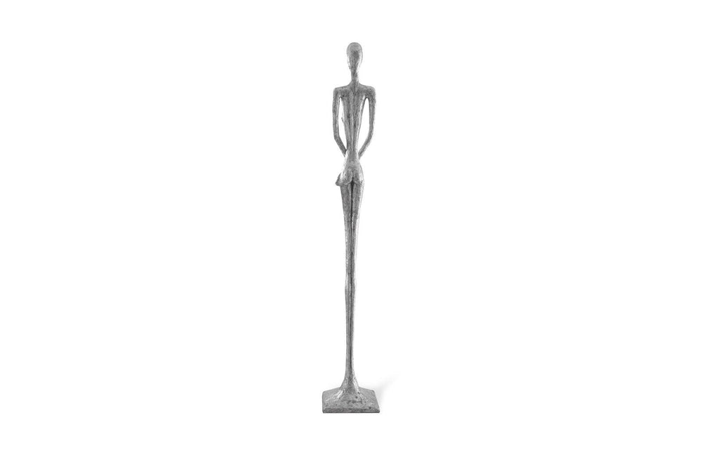 SwayLiving Lottie Sculpture, Resin, Silver Leaf DECORATIVE OBJECTS