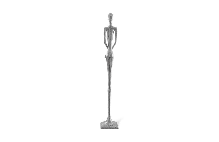 SwayLiving Lottie Sculpture, Resin, Silver Leaf DECORATIVE OBJECTS