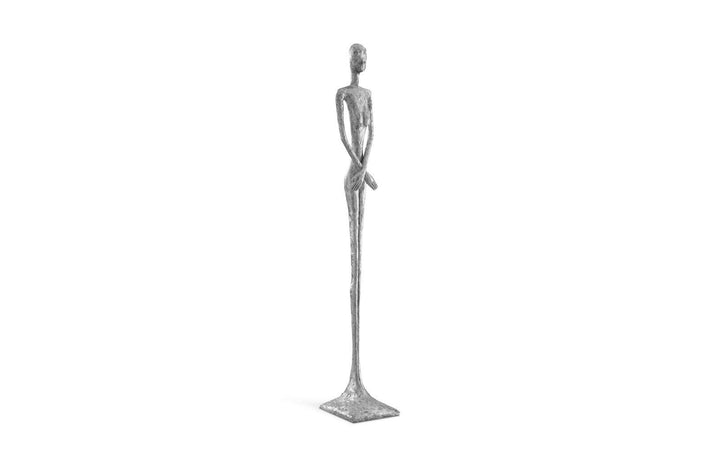 SwayLiving Lottie Sculpture, Resin, Silver Leaf DECORATIVE OBJECTS
