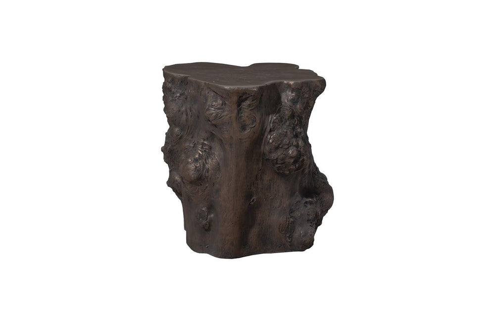 SwayLiving Log Side Table, Bronze ACCENT TABLES