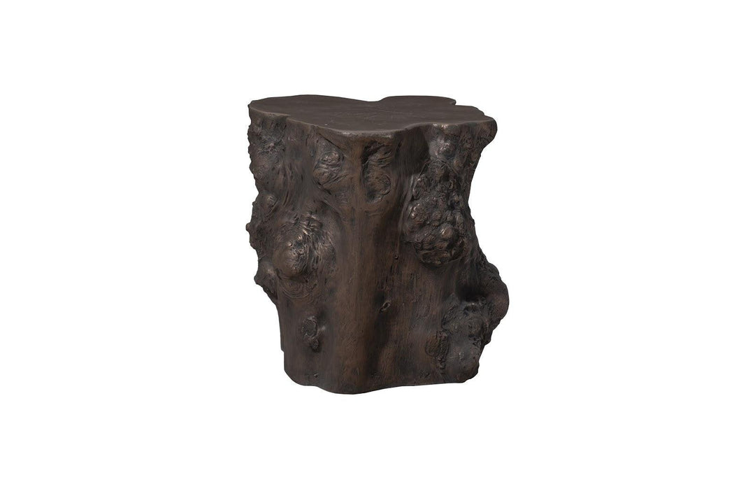 SwayLiving Log Side Table, Bronze ACCENT TABLES