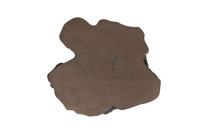 SwayLiving Log Side Table, Bronze ACCENT TABLES