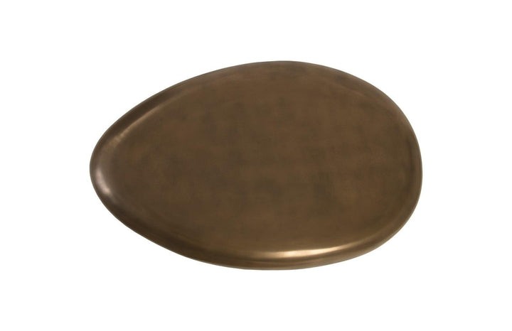 SwayLiving River Stone Coffee Table, Large, Resin, Bronze Finish COFFEE TABLES