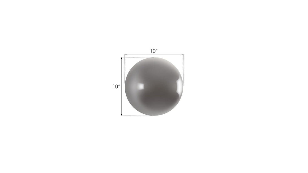 SwayLiving Ball on the Wall, Extra Small, Polished Aluminum Finish WALL ACCENTS