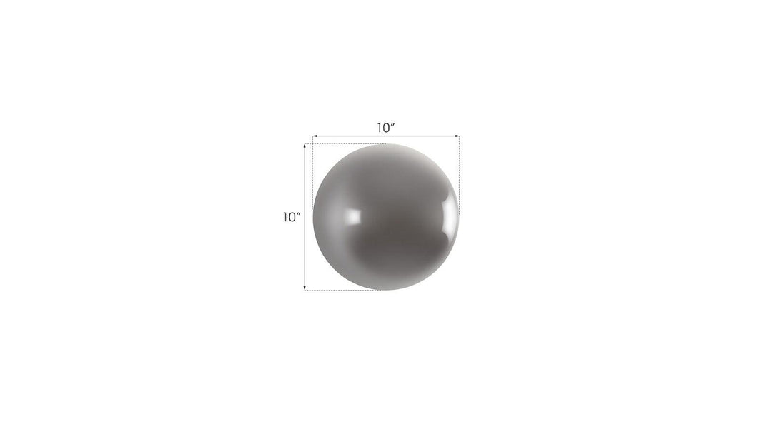 SwayLiving Ball on the Wall, Extra Small, Polished Aluminum Finish WALL ACCENTS