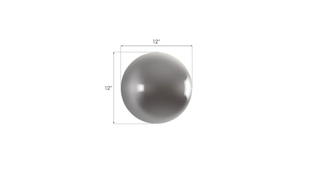 SwayLiving Ball on the Wall, Small, Polished Aluminum Finish WALL ACCENTS