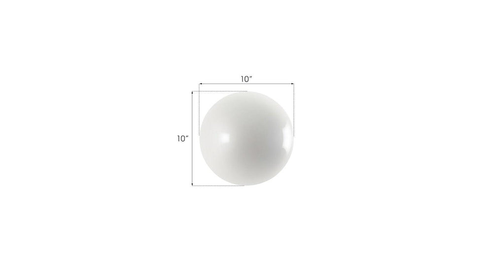 SwayLiving Ball on the Wall, Extra Small, Pearl White WALL ACCENTS