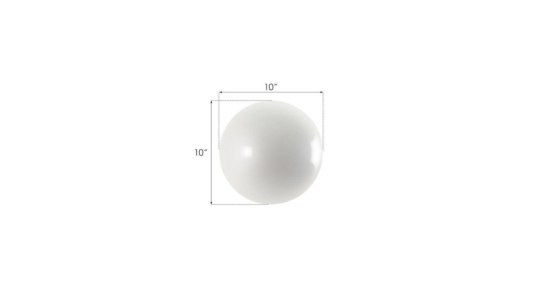 SwayLiving Ball on the Wall, Extra Small, Pearl White WALL ACCENTS