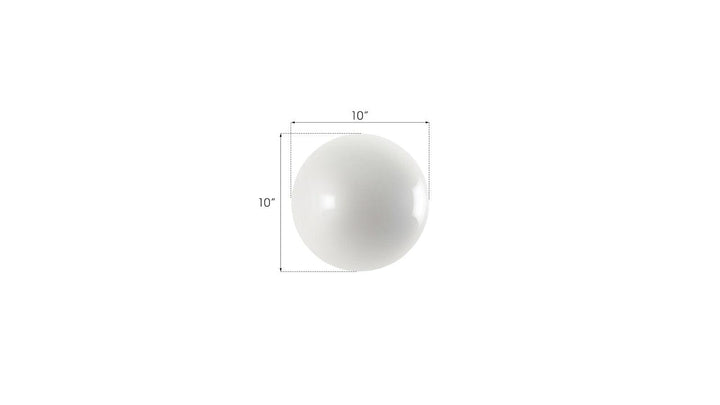 SwayLiving Ball on the Wall, Extra Small, Pearl White WALL ACCENTS