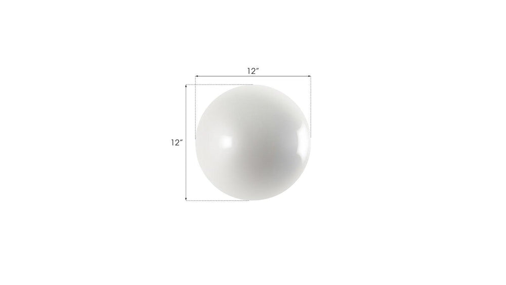 SwayLiving Ball on the Wall, Small, Pearl White WALL ACCENTS