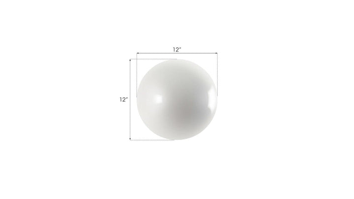 SwayLiving Ball on the Wall, Small, Pearl White WALL ACCENTS