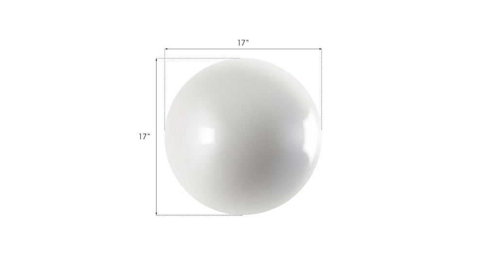 SwayLiving Ball on the Wall, Medium, Pearl White WALL ACCENTS