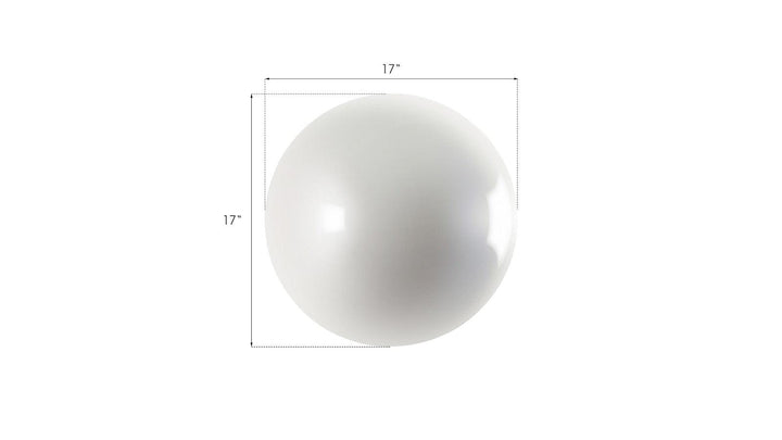 SwayLiving Ball on the Wall, Medium, Pearl White WALL ACCENTS