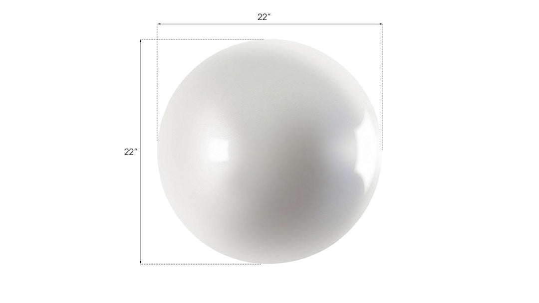 SwayLiving Ball on the Wall, Large, Pearl White WALL ACCENTS