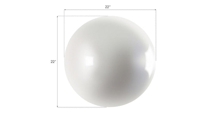 SwayLiving Ball on the Wall, Large, Pearl White WALL ACCENTS