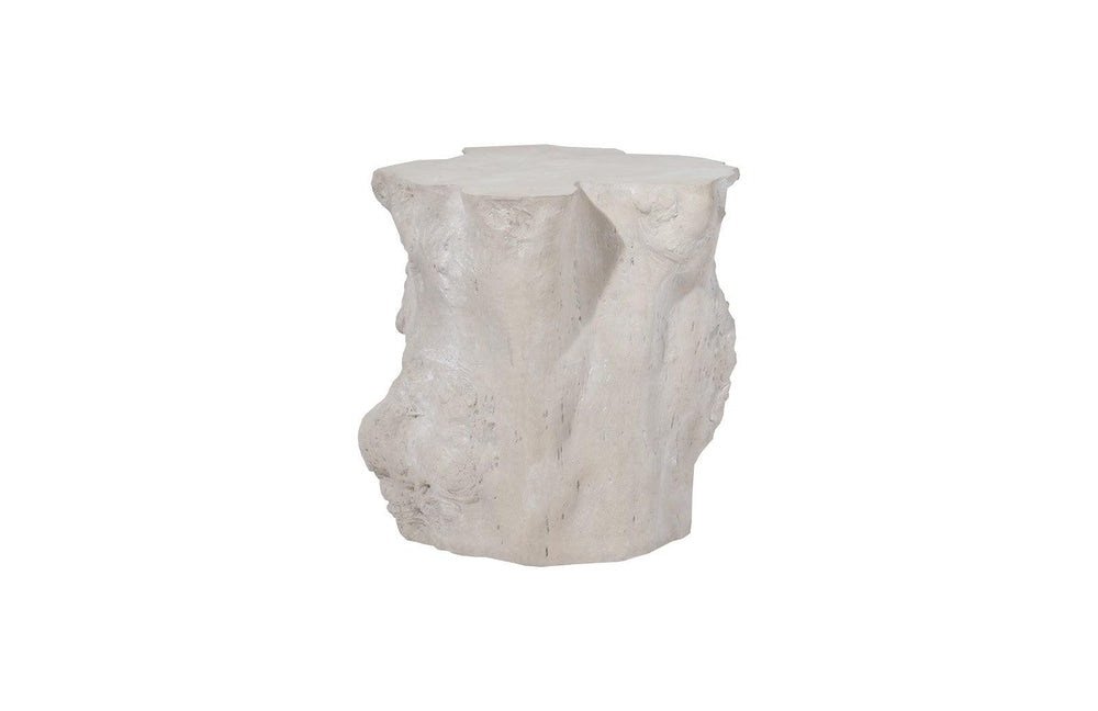 SwayLiving Log Side Table, Roman Stone ACCENT TABLES
