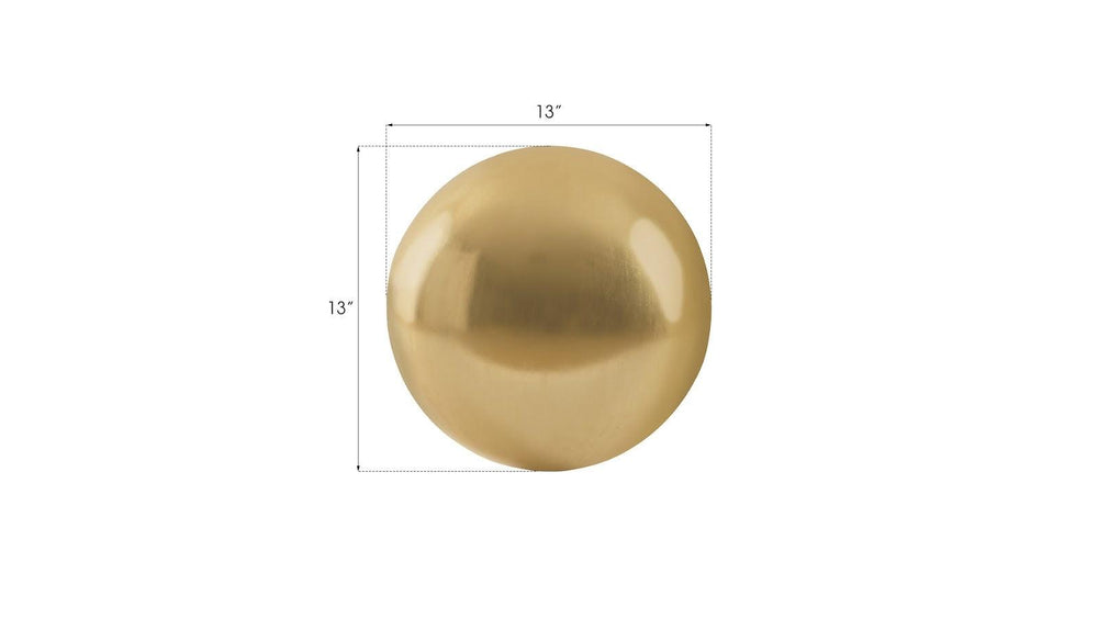 SwayLiving Floor Ball, Small, Gold Leaf DECORATIVE OBJECTS
