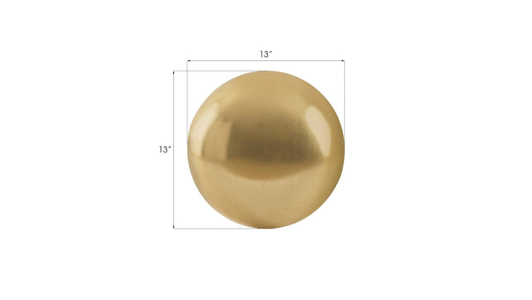 SwayLiving Floor Ball, Small, Gold Leaf DECORATIVE OBJECTS