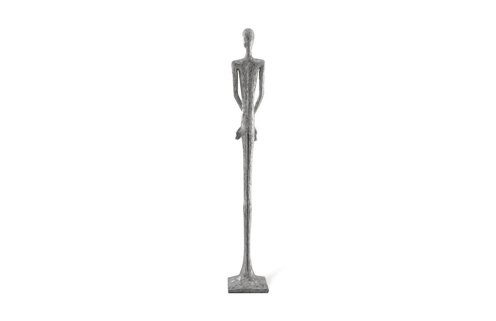 SwayLiving Lloyd Sculpture, Resin, Silver Leaf DECORATIVE OBJECTS