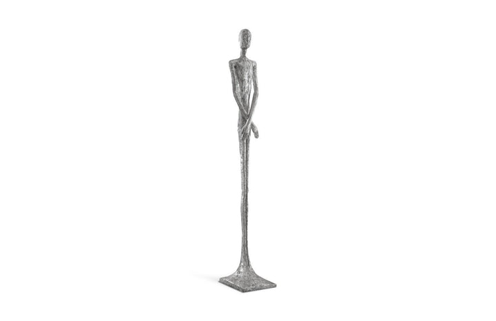 SwayLiving Lloyd Sculpture, Resin, Silver Leaf DECORATIVE OBJECTS