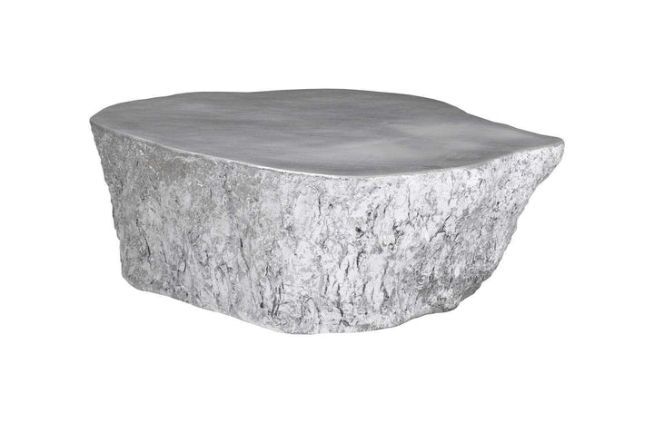 SwayLiving Bark Coffee Table, Silver Leaf COFFEE TABLES