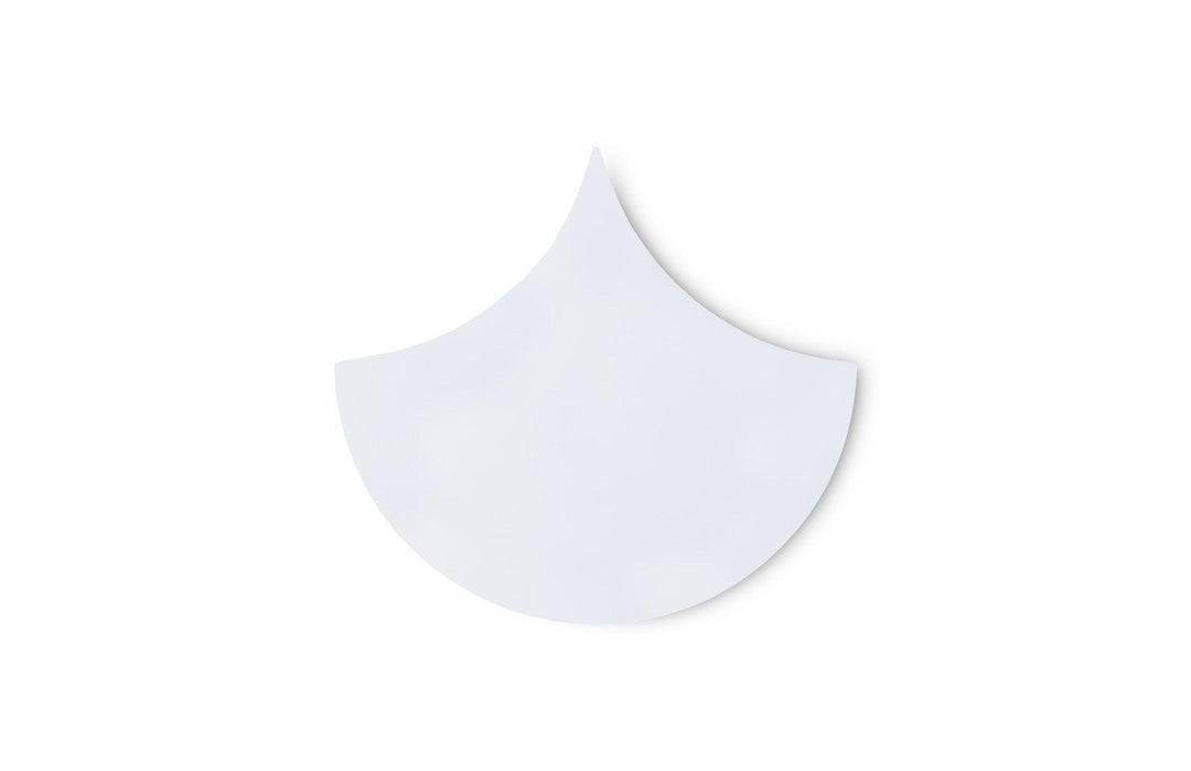 SwayLiving Scales Wall Tiles, Glossy White, Set of 3 WALL ACCENTS