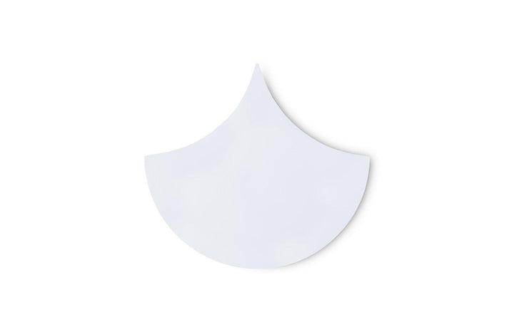 SwayLiving Scales Wall Tiles, Glossy White, Set of 3 WALL ACCENTS