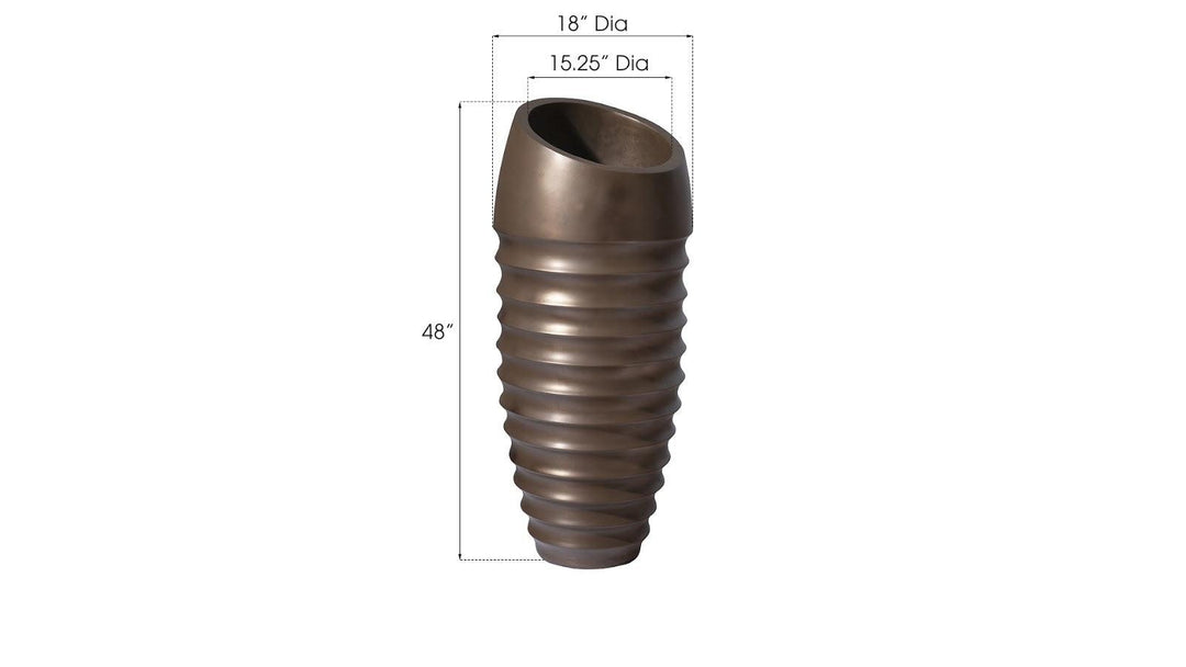 SwayLiving JP Planter, Bronze, MD PLANTERS