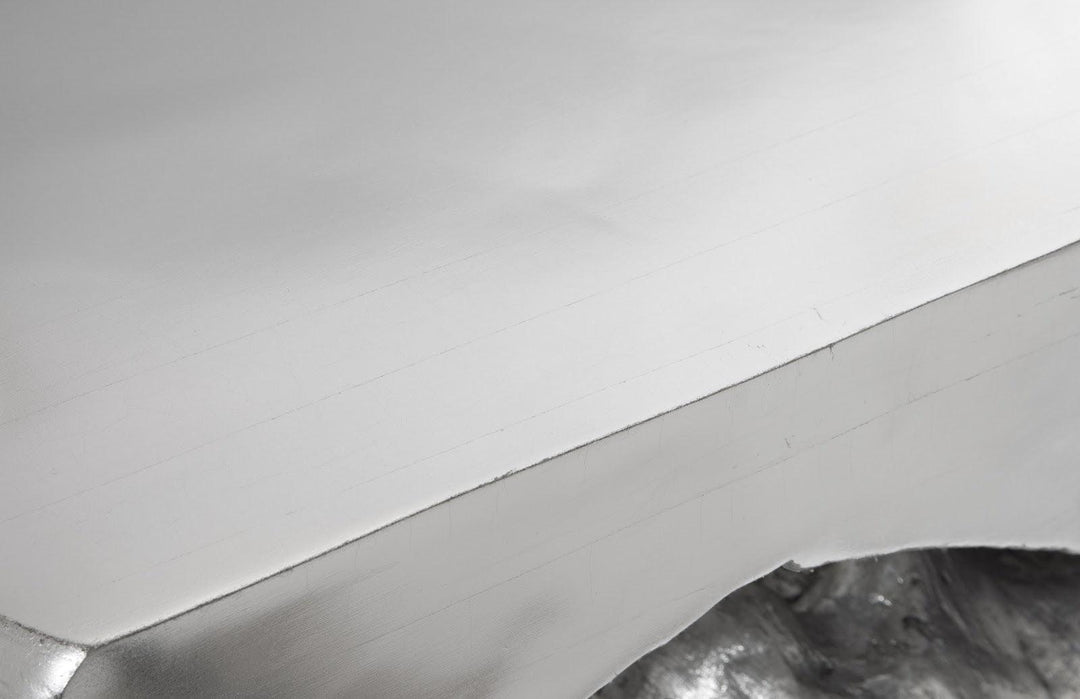 SwayLiving Plateada Hollow Console, Silver Leaf CONSOLE TABLES