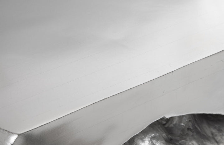 SwayLiving Plateada Hollow Console, Silver Leaf CONSOLE TABLES