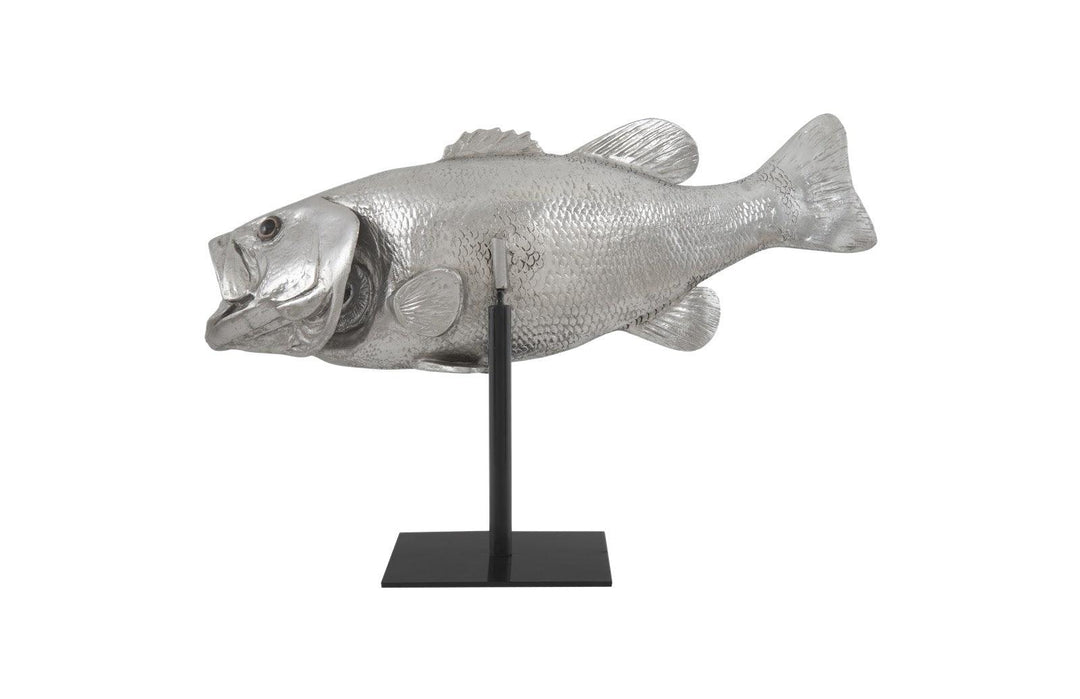 SwayLiving Large Mouth Bass Fish, with Stand DECORATIVE OBJECTS